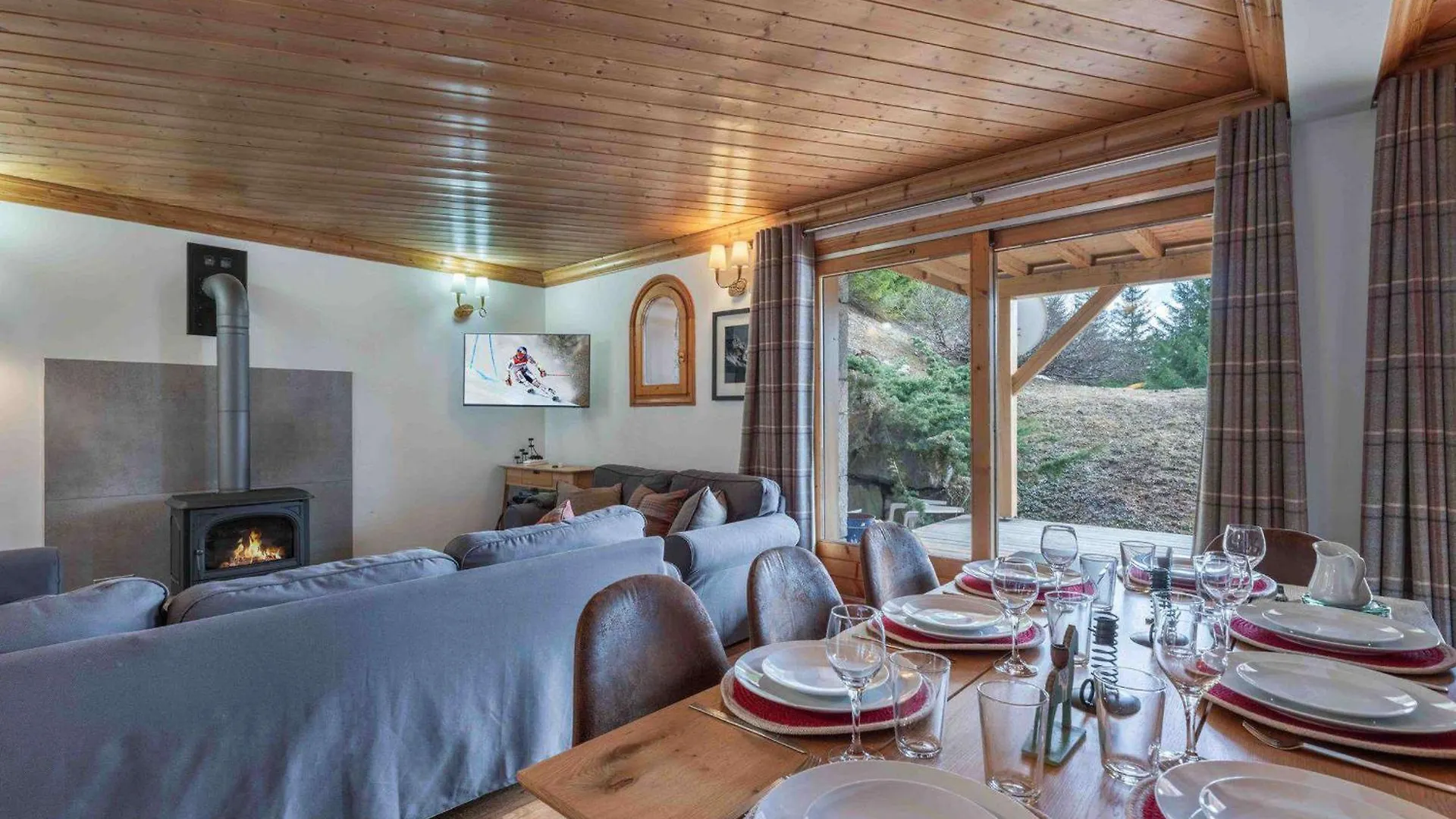 Chalet Méribel 8 pers, ski-in/ski-out, 4 ch, WIFI - FR-1-565-117 Les Allues Франция